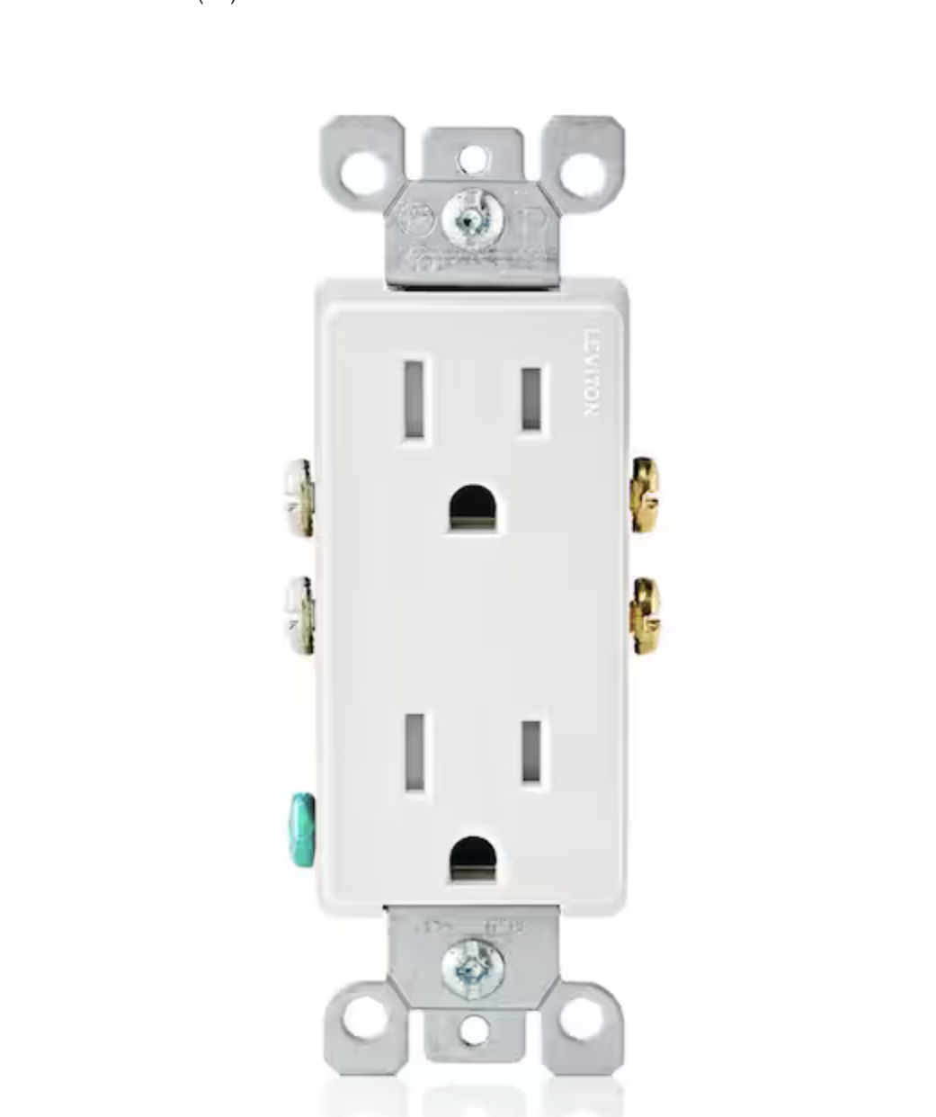 Decora 15 Amp 125 V Tamper Resistant Duplex Outlet/Receptacle, White (10-Pack) T5325-WMP
